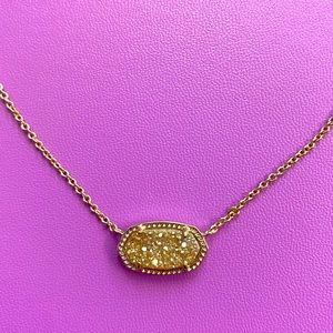Kendra Scott Road Elisa Pendant Druzy Necklace